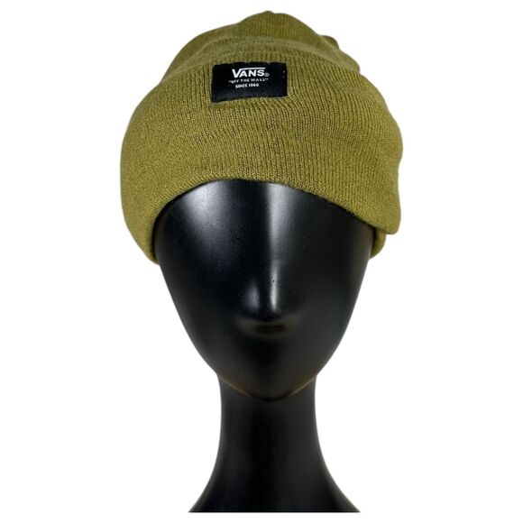 Vans Off the Wall Olive Green Beanie One Size - Picture 1 of 5